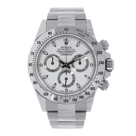 whiteface daytona rolex|Rolex daytona steel white dial.